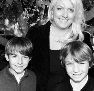 Kara Lynch and her sons